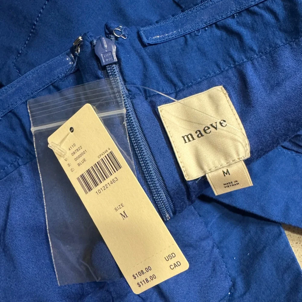 Maeve Strapless fitted Button Front Top - Picture 5 of 6